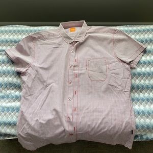 Hugo Boss Casual Athletic Fabric Button-Down